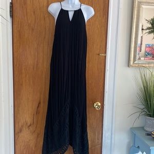 Black maxi dress